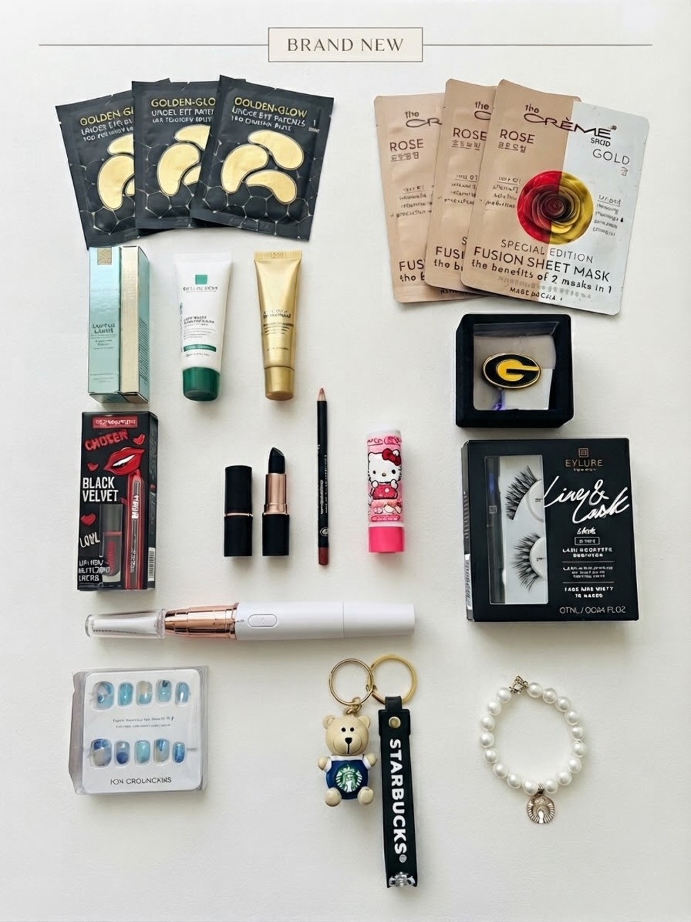 NWT Brand New Beauty Skincare Makeup & Accessories Mystery Bundle (18 Pcs)